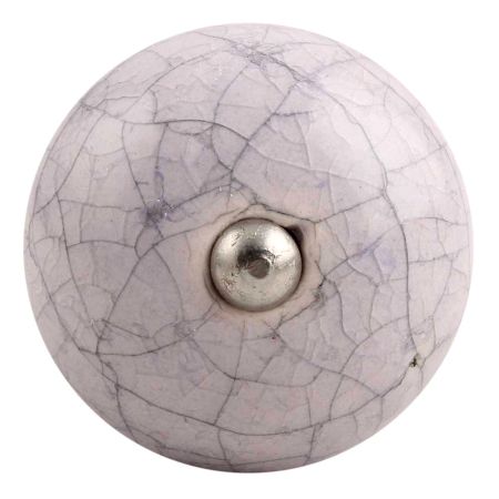 Light Purple Crackle Ceramic Wine Stopper